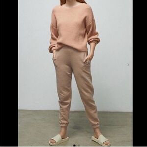 Lunya Restore Double Faced Jogger Pants New In Packaging Otium Tan Heather